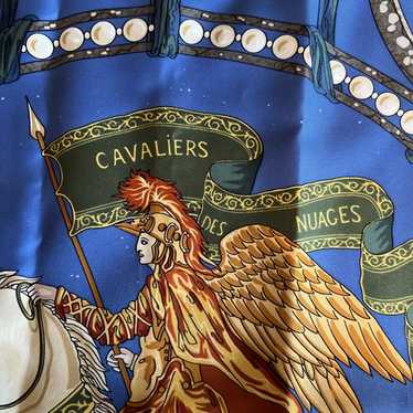 エルメス　CAVALIERS DES NUAGES 雲の騎士 ブルー エルメス CAVALIERS DES NUAGES 雲の騎士 ブルー