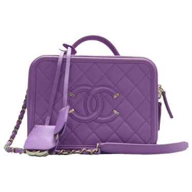 Chanel CC Filigree leather satchel