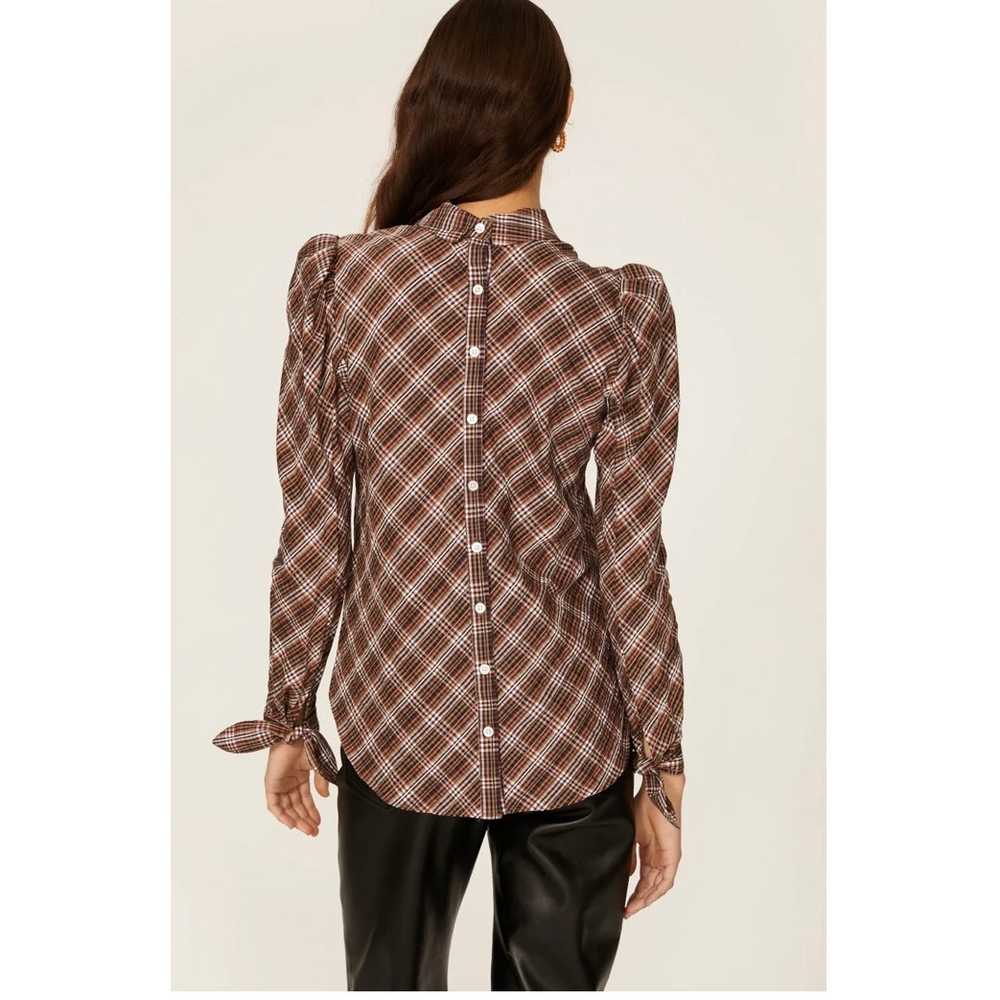 Veronica Beard Isabel Plaid Top Size 2 $375 - image 2