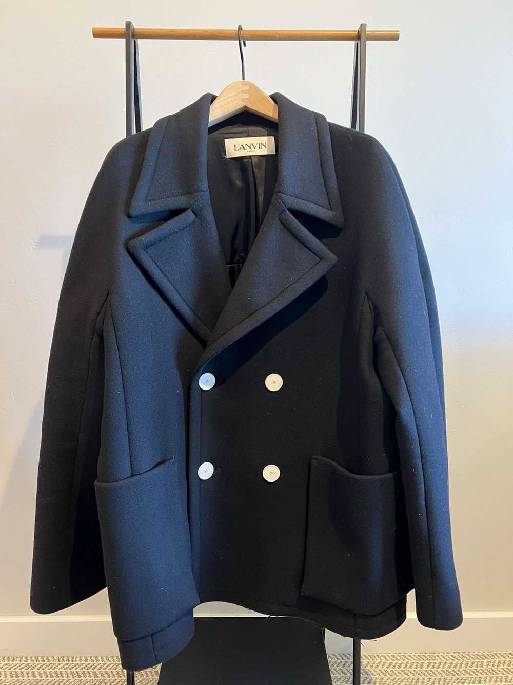 Lanvin LANVIN WOOL PEACOAT sz 52 - image 1