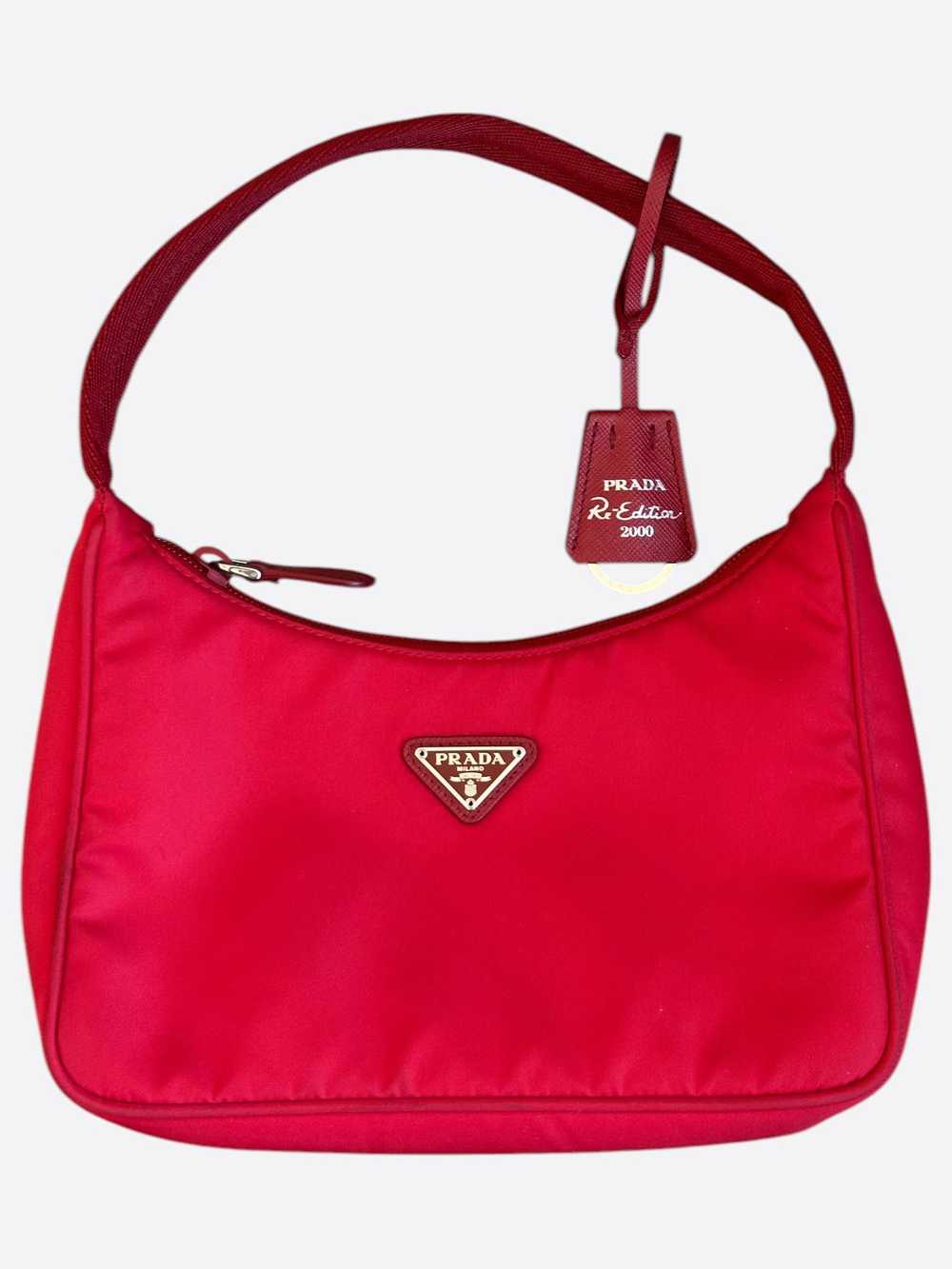 Prada Prada Red Re-edition 2005 Mini Bag - image 1