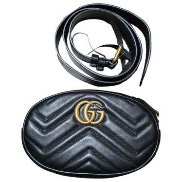 Gucci Gg Marmont Oval leather mini bag - image 1