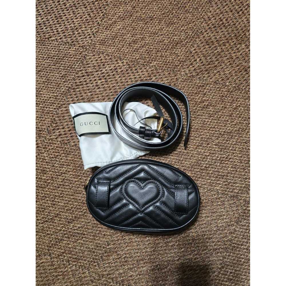 Gucci Gg Marmont Oval leather mini bag - image 2