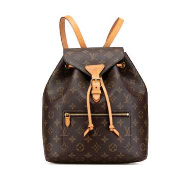 Brown Louis Vuitton Monogram Montsouris Backpack