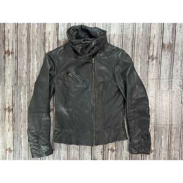 Allsaints ALL SAINTS Belvedere Leather Jacket siz… - image 1