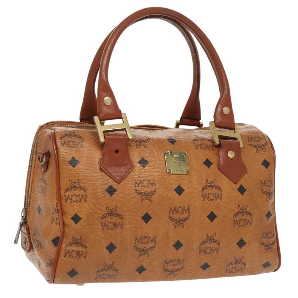 MCM MCM Vicetos Logogram Hand Bag PVC Leather Bro… - image 1