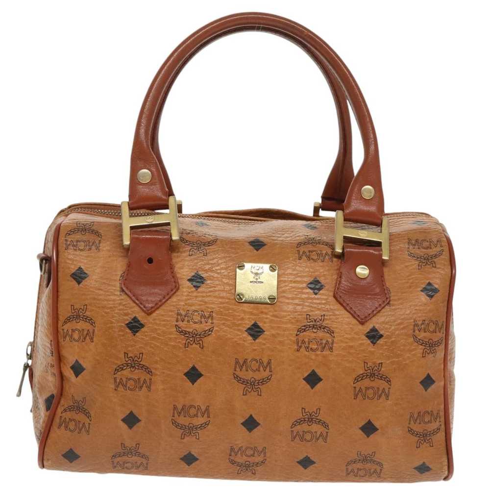 MCM MCM Vicetos Logogram Hand Bag PVC Leather Bro… - image 2