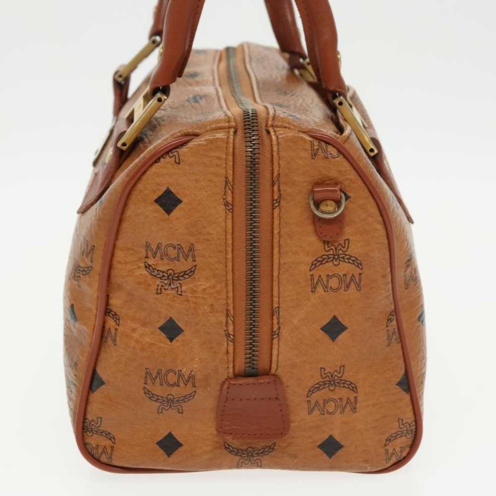 MCM MCM Vicetos Logogram Hand Bag PVC Leather Bro… - image 4