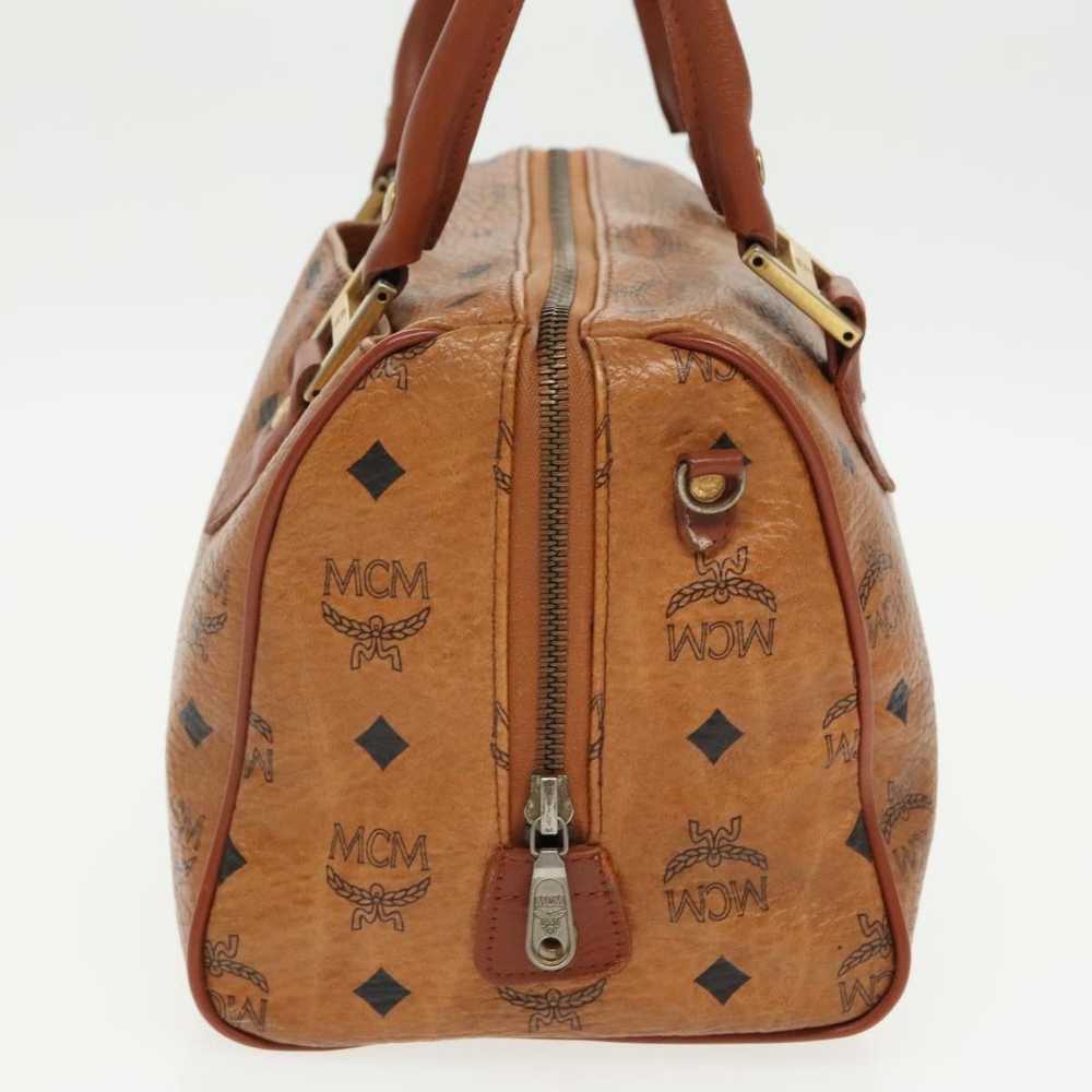 MCM MCM Vicetos Logogram Hand Bag PVC Leather Bro… - image 5