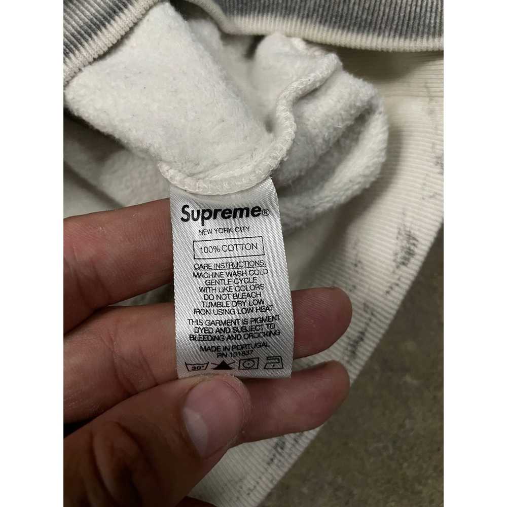 Supreme Supreme Grey Classic Logo Hoodie Medium U… - image 4