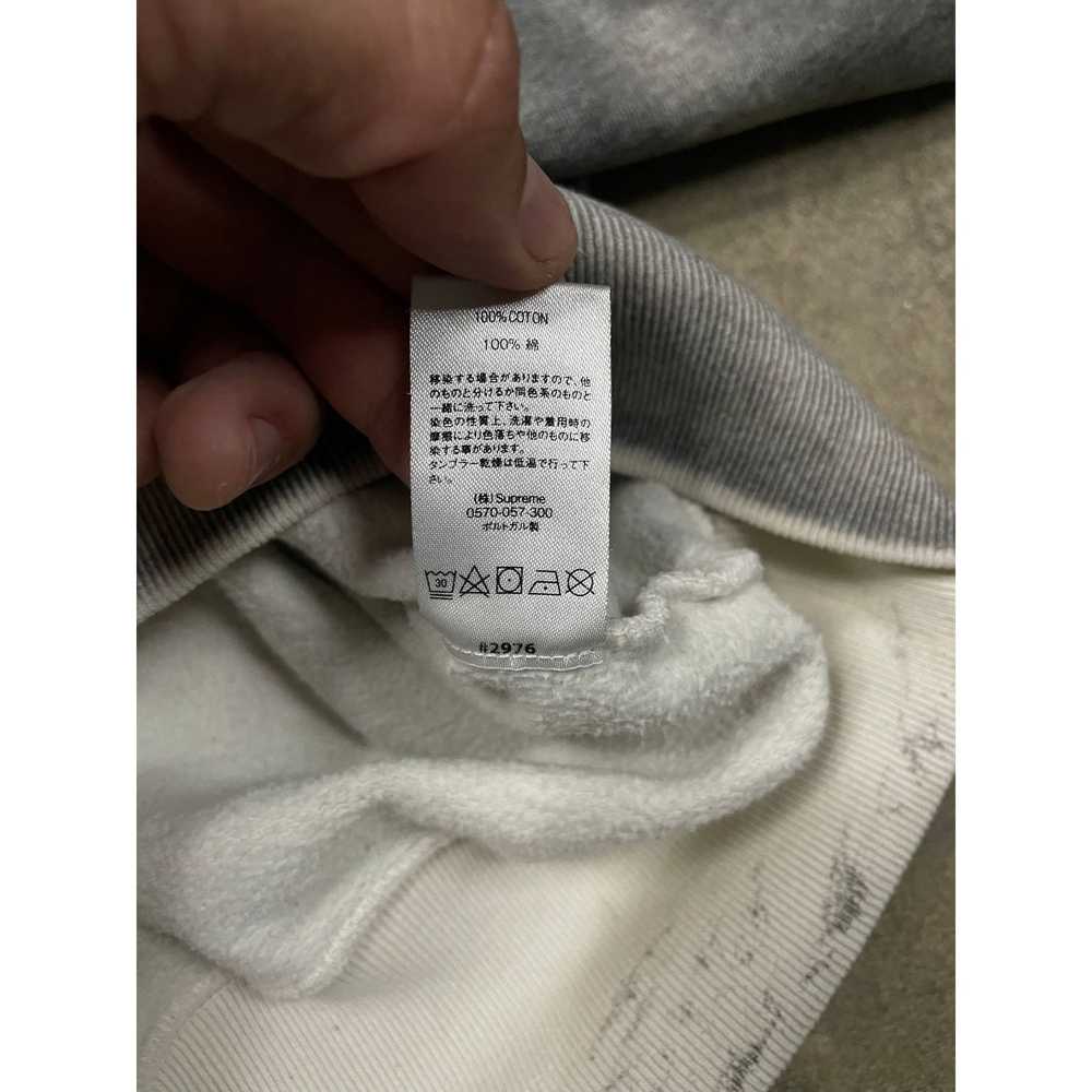 Supreme Supreme Grey Classic Logo Hoodie Medium U… - image 5