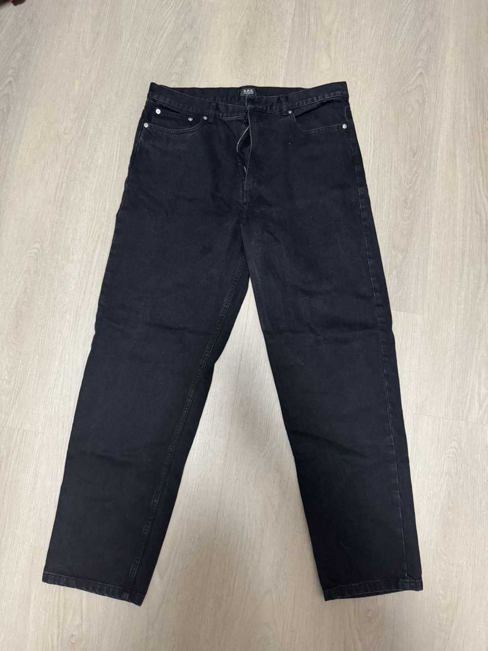 A.P.C. APC Martin Black Denim straight leg - image 1