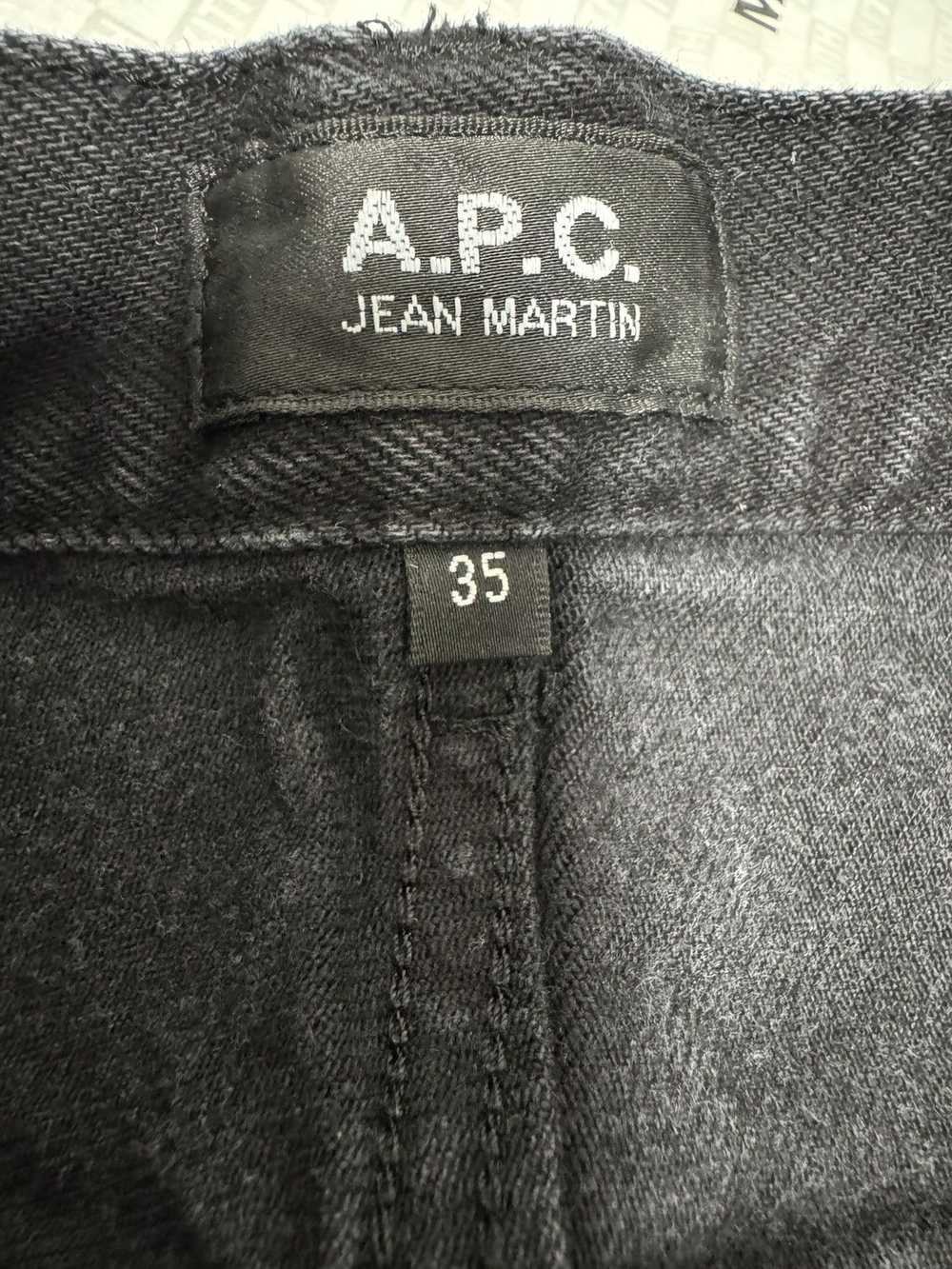 A.P.C. APC Martin Black Denim straight leg - image 3