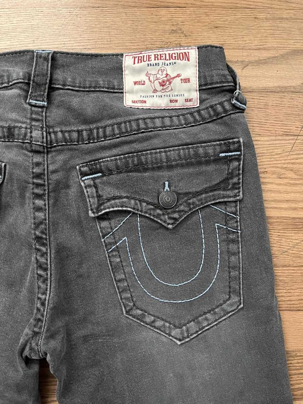 True Religion Grey True Religion Jeans | Blue Sti… - image 4