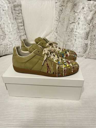 Maison Margiela Maison margiela olive paint splatt