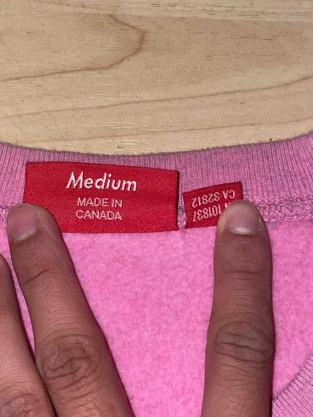 Supreme Supreme FW15 Heather Pink Box Logo Sweats… - image 6