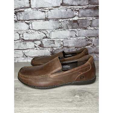 Born Born Handcrafted Brown Leather Casual Slip On