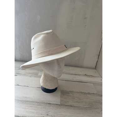 Panama Jack Panama Jack cream fedora style hat wit