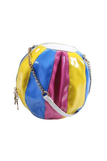 Betsey Johnson Womens Multicolor Zipped Beach Ball