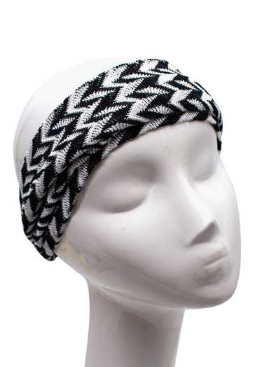 Managed by hewi Missoni Black/White Pattern Headba