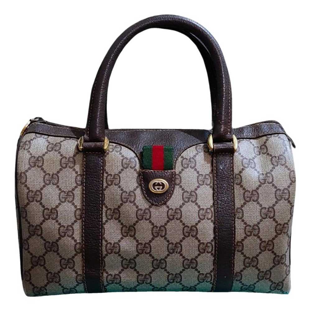 Gucci Boston cloth handbag - image 1