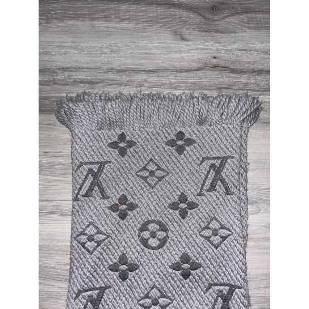 Louis Vuitton Logomania wool scarf - image 3