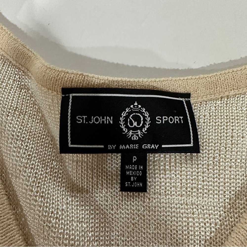 St. John Couture St. John Sport Cream Knit Beaded… - image 7