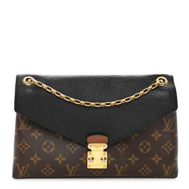 LOUIS VUITTON Monogram Pallas Chain Black