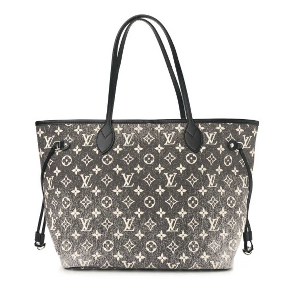 LOUIS VUITTON Denim Monogram Jacquard Neverfull M… - image 1