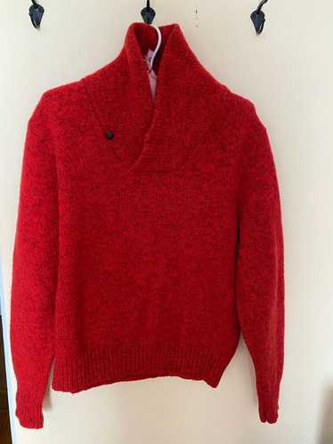 LL BEAN vintage red wool sweater (M) | Used,…