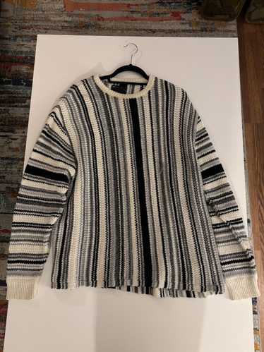 Asos ASOS - Black/White Striped Knit Sweater