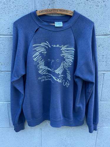 Vintage San Diego Zoo Raglan Sweatshirt (L) | Used