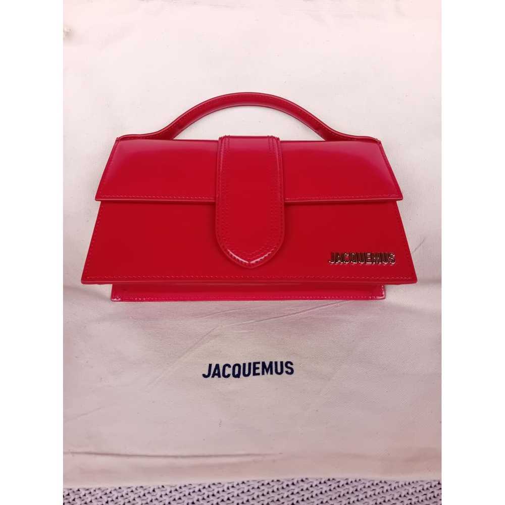 Jacquemus Le Grand Bambino patent leather handbag - image 11