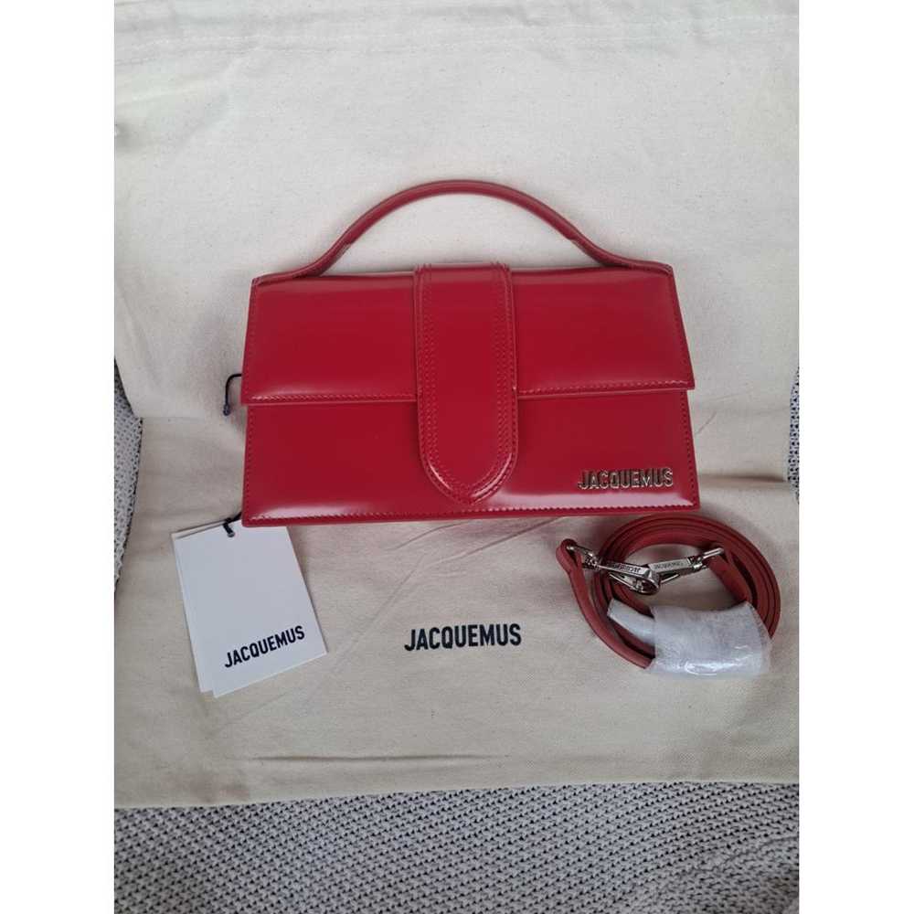 Jacquemus Le Grand Bambino patent leather handbag - image 2