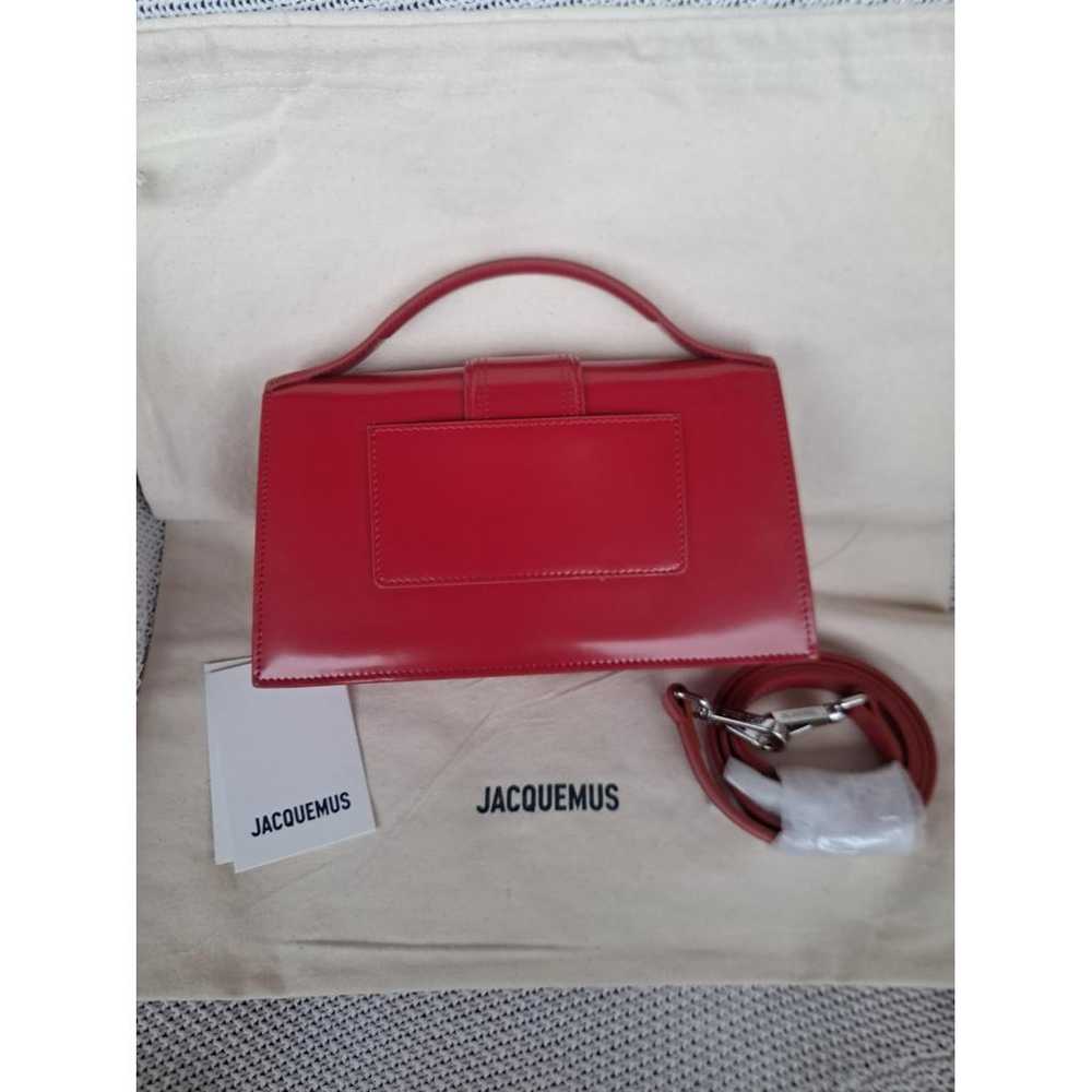 Jacquemus Le Grand Bambino patent leather handbag - image 4