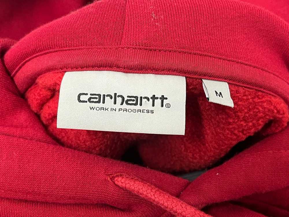 CARHARTT WIP/Hoodie/M/Cotton/RED/SLEEVELESS HOODIE - image 4