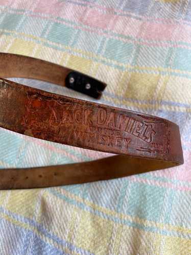 Handmade VTG Jack Daniels Mexico leather belt (XL)