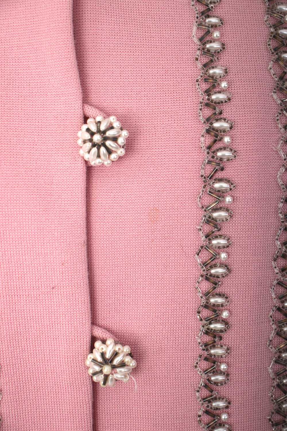 1960s Wool Embellished Pantsuit - image 6