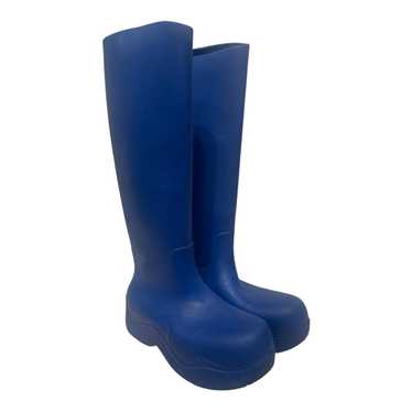 BOTTEGA VENETA/Rain Boots/EU 44/BLU/tall rubber b… - image 1