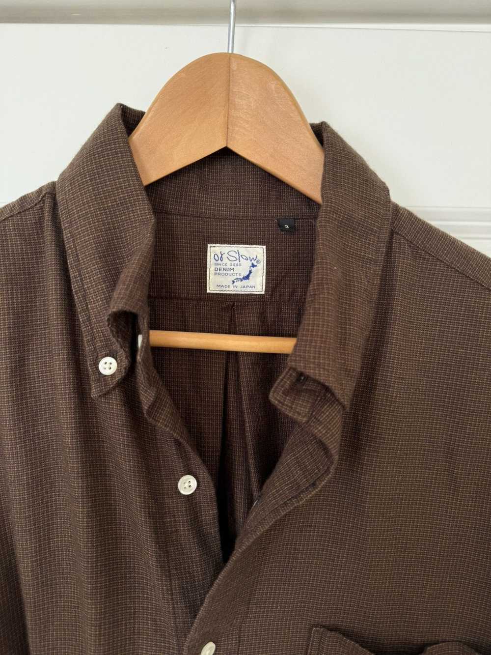 Orslow Burgundy standard button down shirt - image 2