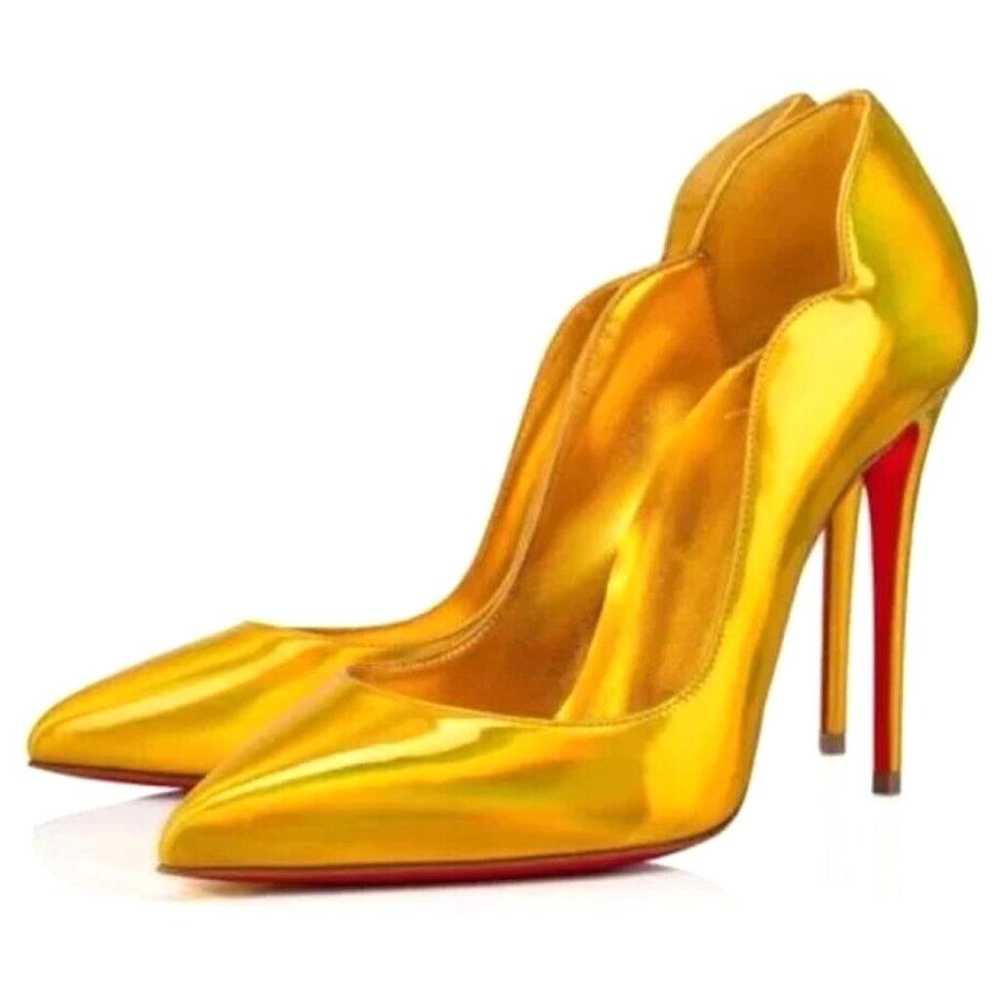 Christian Louboutin Hot Chick leather heels - image 6