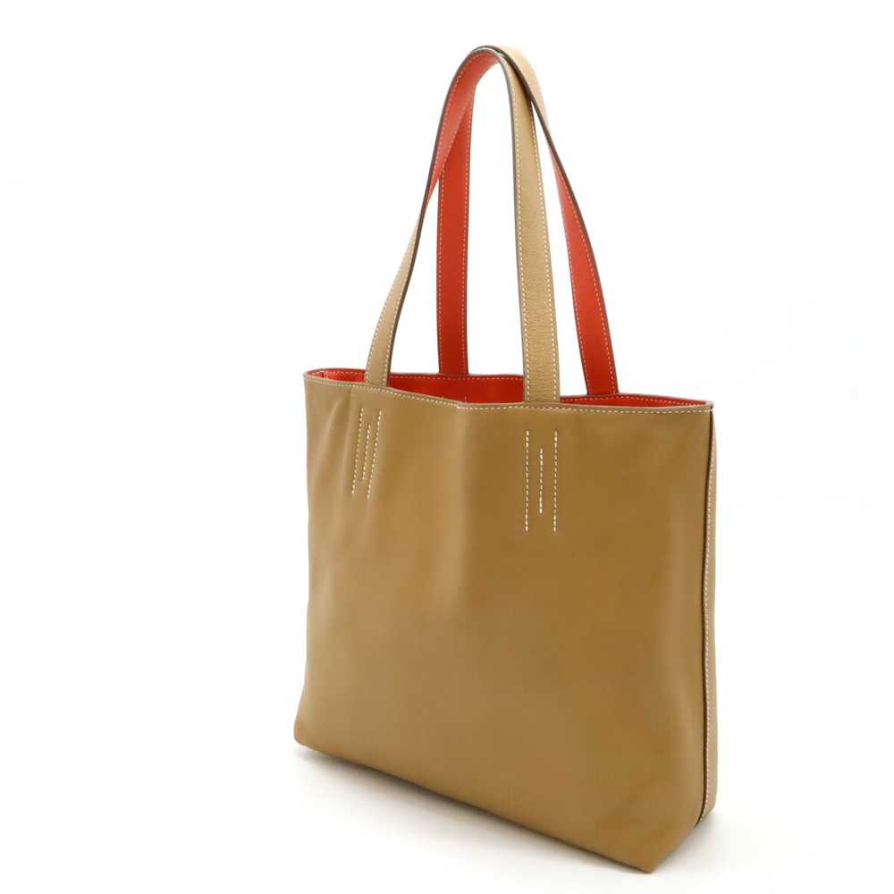 Hermes Double Sense 28 Tote Bag Reversible Vaux S… - image 2