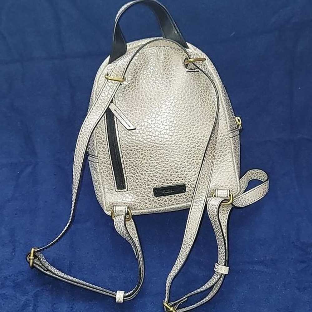 Fossil Meagan Silver Mini Backpack - image 2