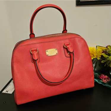 Michael Kors Coral Double Handle Handbag - image 1