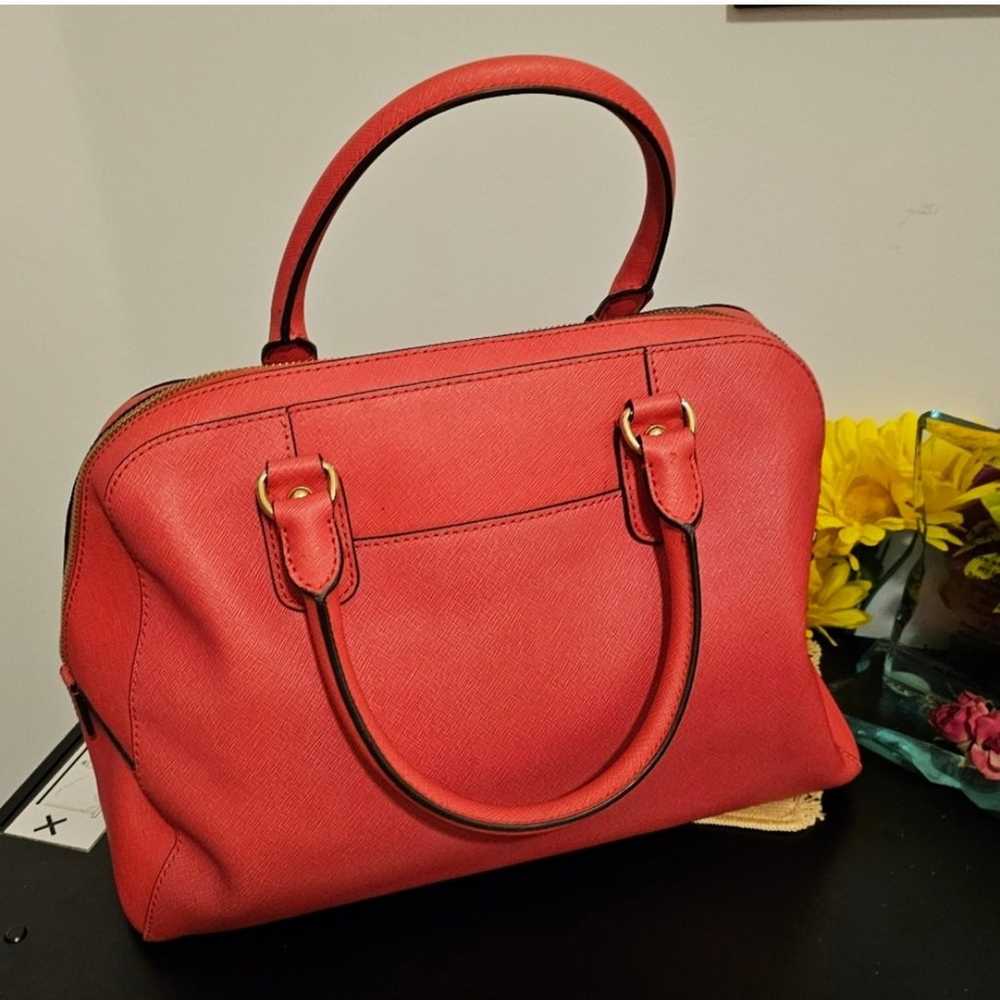 Michael Kors Coral Double Handle Handbag - image 2