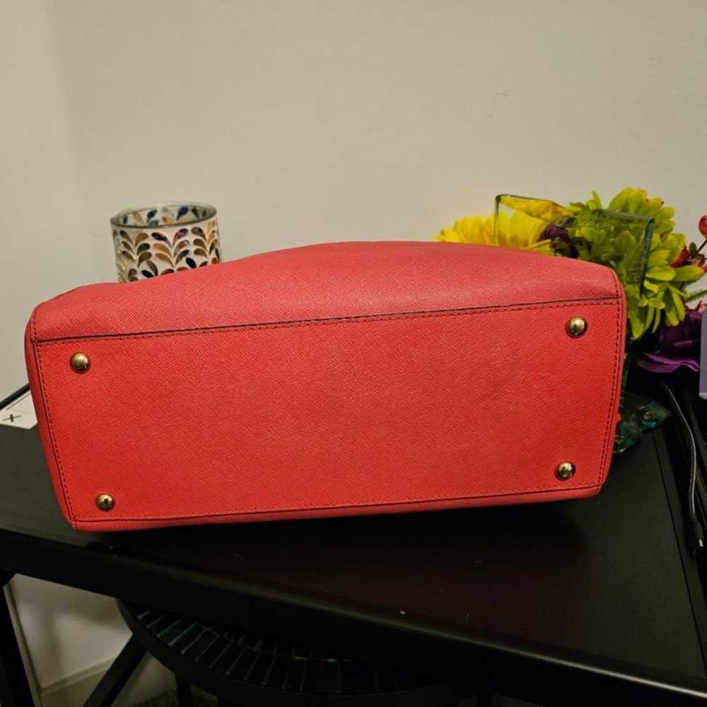 Michael Kors Coral Double Handle Handbag - image 7