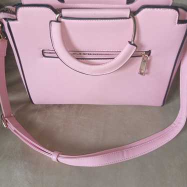 Fashionable Pink Convertible Handbag