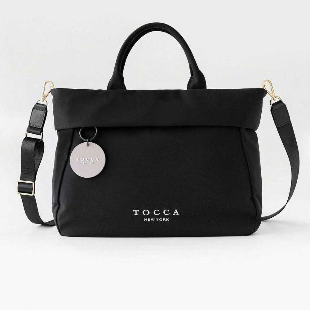 TOCCA Black Tote Bag - Water-resistant Shoulder B… - image 1