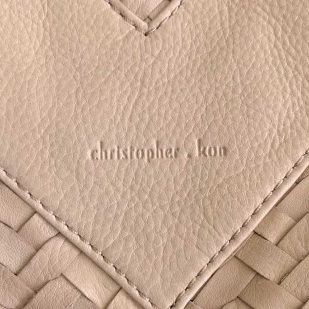 Christopher Kon Hobo Shoulder Bag Leather Handbag… - image 4