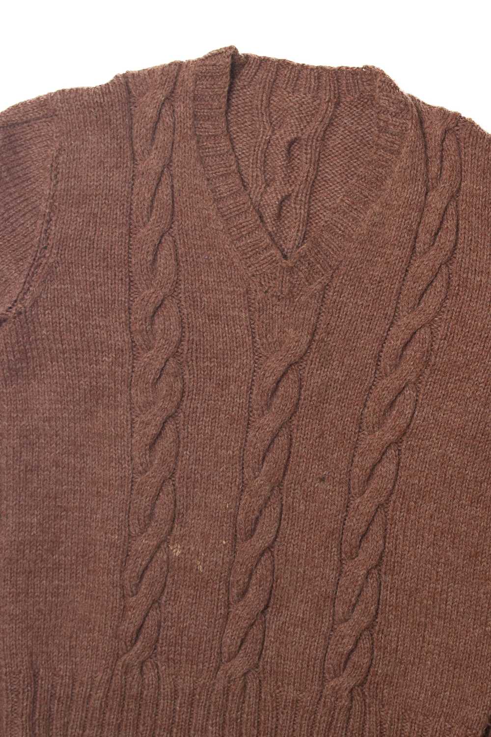 Vintage Cable Knit Sweater - image 2